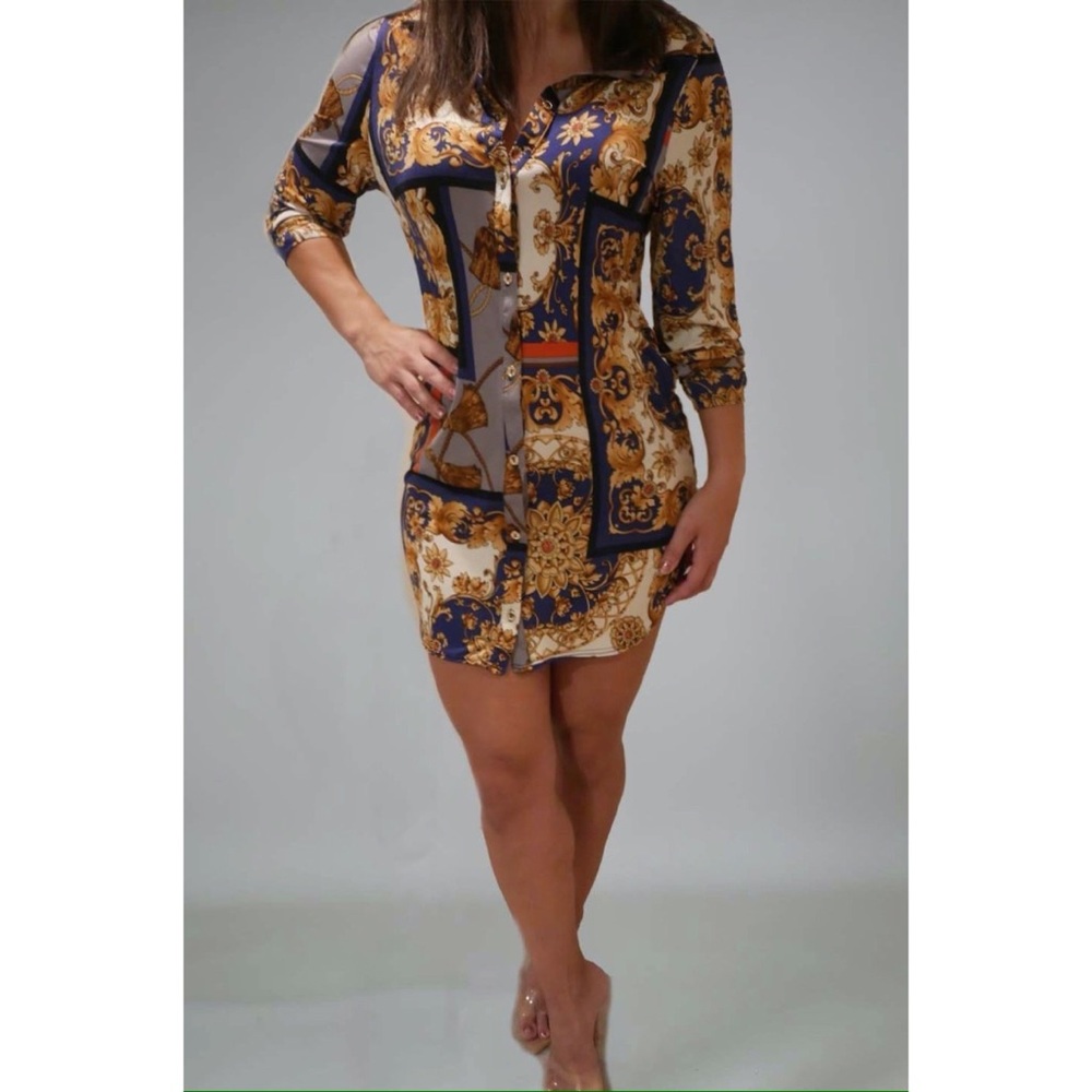 Sittin’ Pretty Shirt Dress